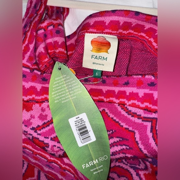 Red Paisley Scarf Knit Mini Dress - Picture 10 of 13